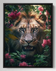 Lion Angry Flowers