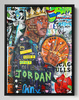 Michael Jordan King Pop Art