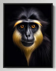 Monkey Black Portrait