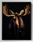 Moose Black Portrait