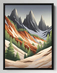 Mountain Forest Illustration
