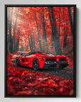 Red LaFerrari Autumn