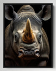 Rhino Black Portrait