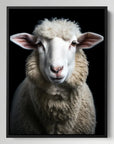 Sheep Black Portrait