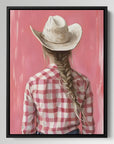 Striped Shirt Cowgirl
