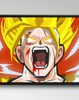 Super Saiyan Goku Screaming