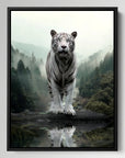 Tiger White Reflection
