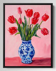 Tulips In Vase