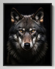 Wolf Black Portrait