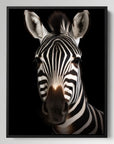 Zebra Black Portrait