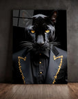 Black Leopard Suit