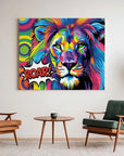 Lion Roar Pop Art