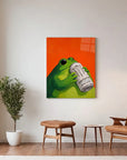 Frog Drinking Monster