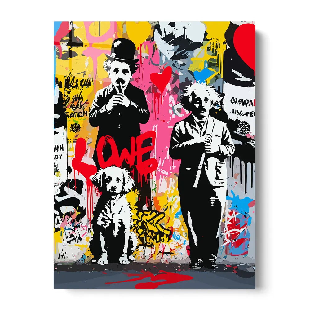 Banksy Love Portrait – Zenz Art