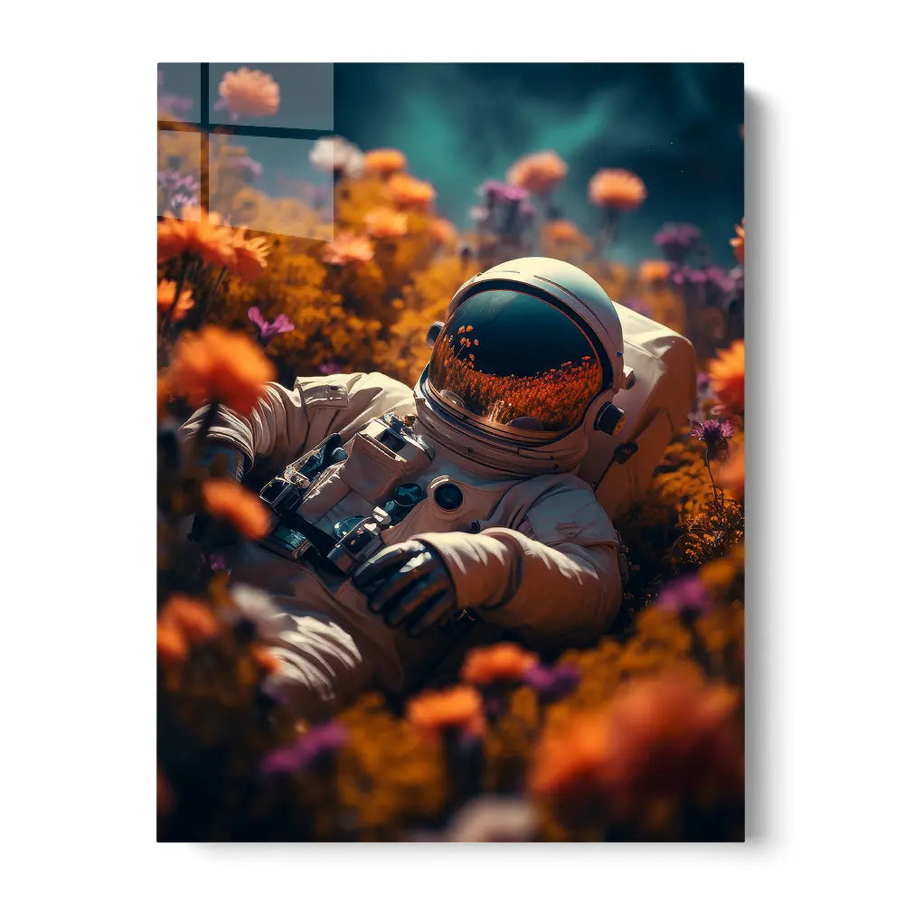 Orange Astronaut Portrait