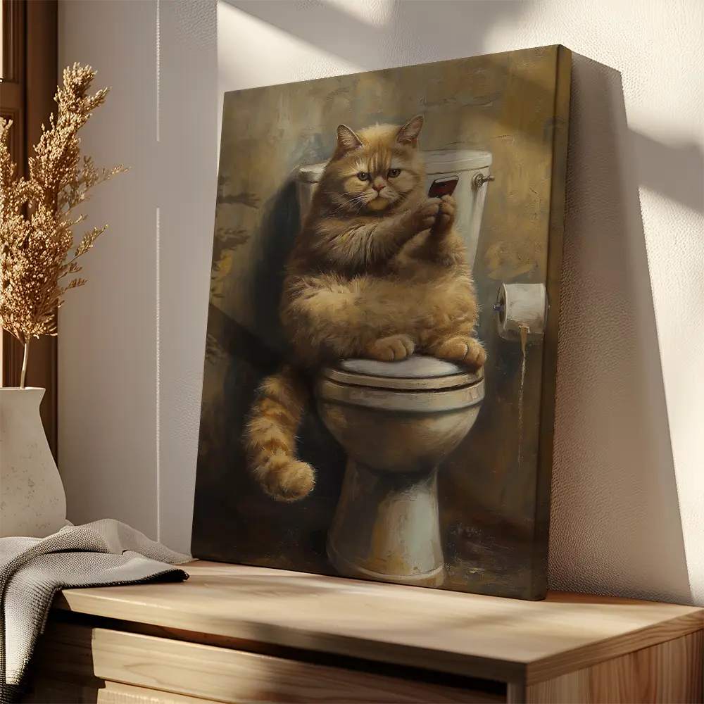 Texting Cat