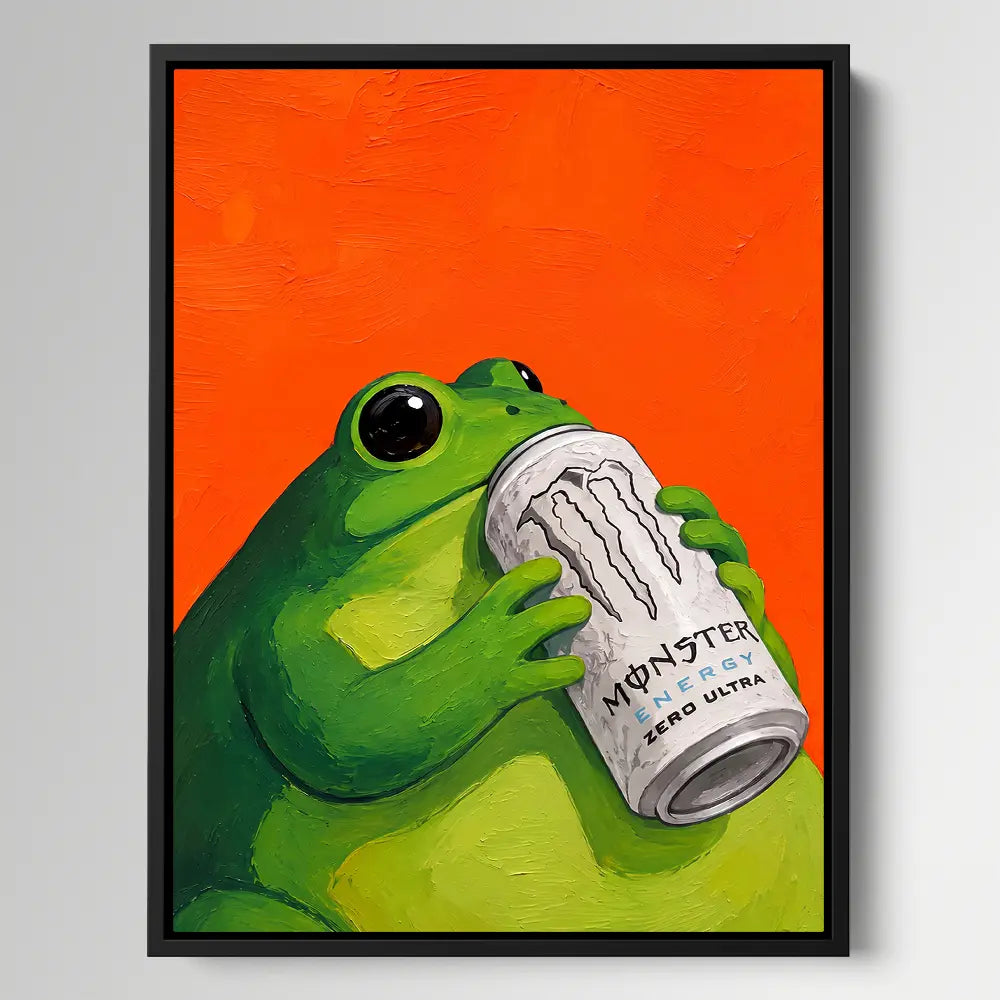Frog Drinking Monster
