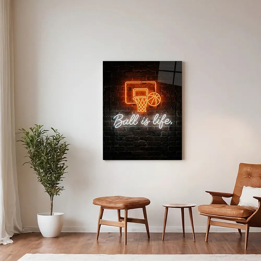 Ball Is Life Neon