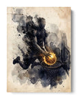 Watercolor Fire Shot