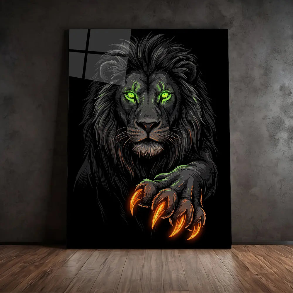 Lion Glowing Paw