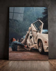 Falling Near Car