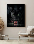 Black Panther Drinking