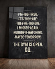 The Gym Is Open