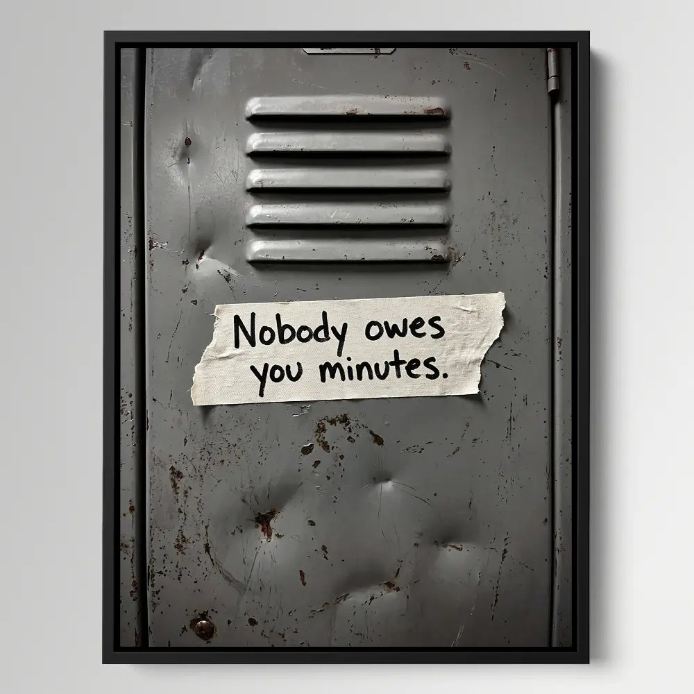 Nobody Owes You Minutes