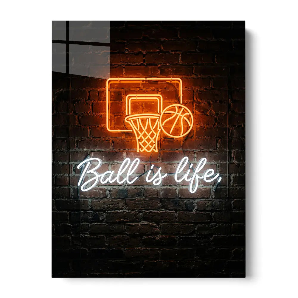 Ball Is Life Neon