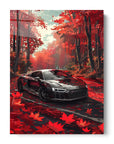 Black Audi Red Autumn