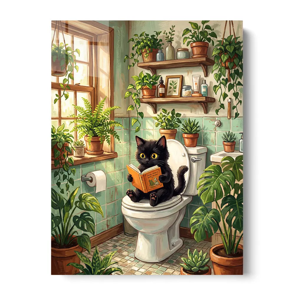 Black Cat Toilet Book