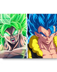Broly Gogeta Blue Green