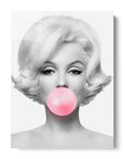 Bubblegum Black And White Girl