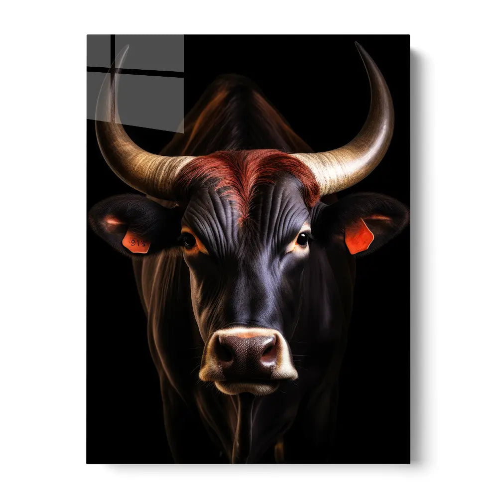 Bull Black Portrait – Zenz Art