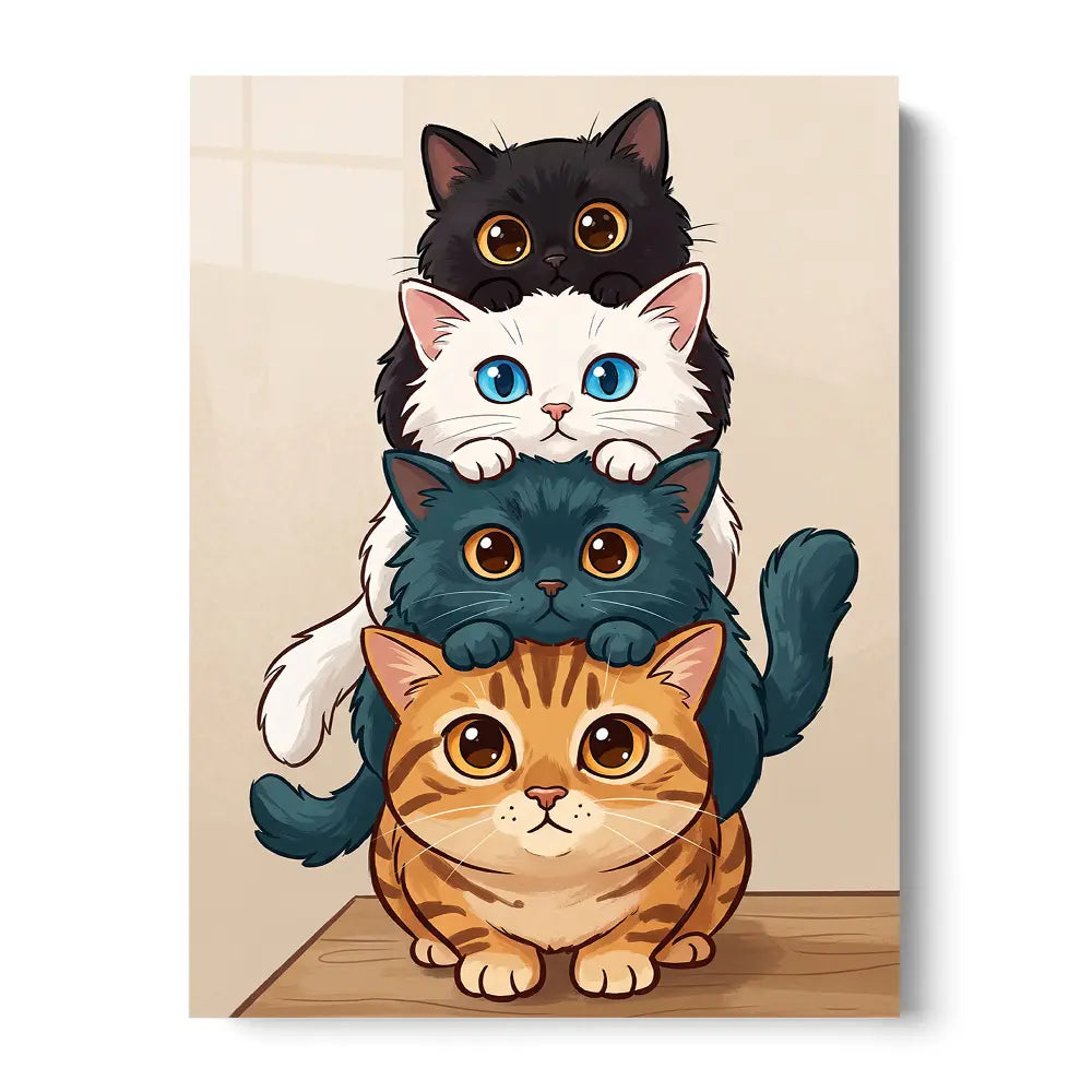 Four Cute Cats