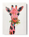 Giraffe Eating Plants
