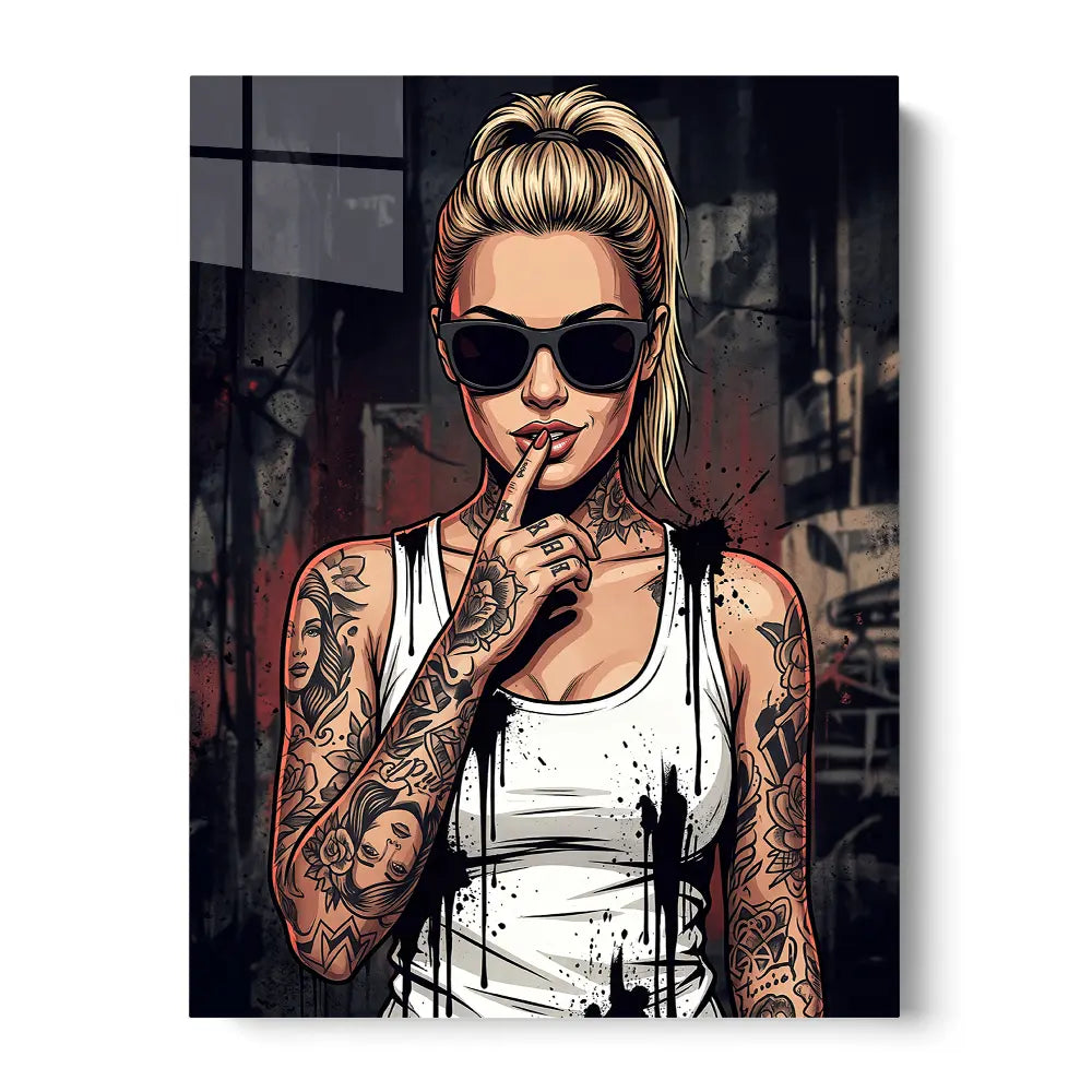 Hot Model Graffiti