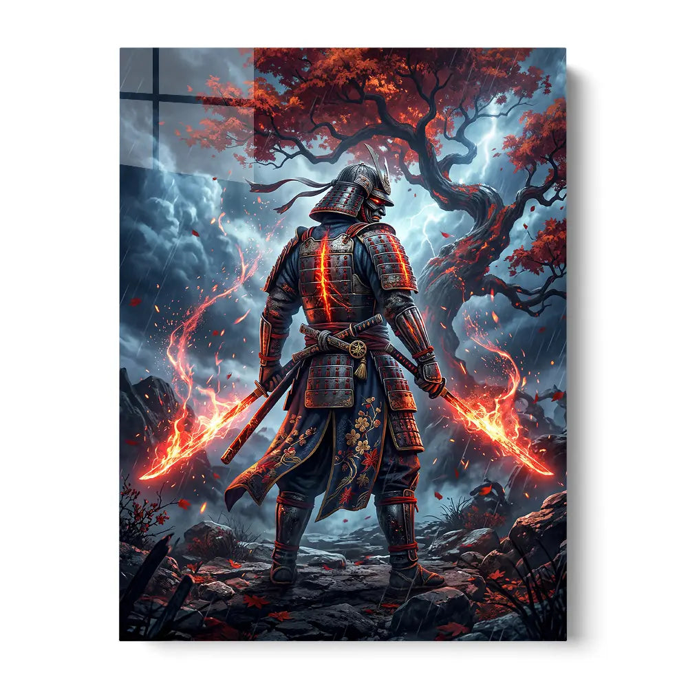 Japanese Samurai Flames