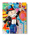 Money Bag Monopoly Art