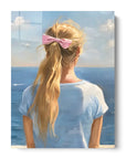 Pink Bow Headband Sea