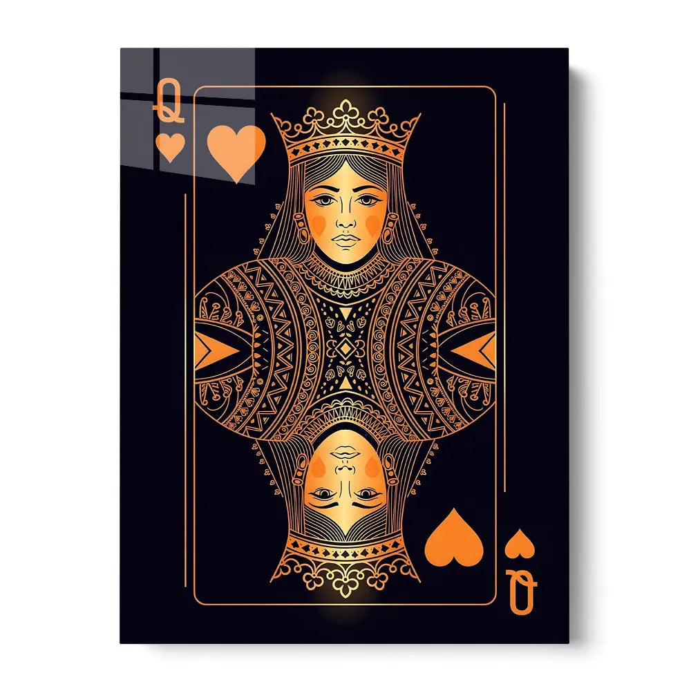 Queen Card Ripped Queen Card – Zenz Art