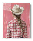 Striped Shirt Cowgirl