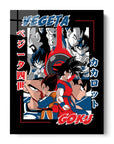 Vegeta Goku Evolution Collage