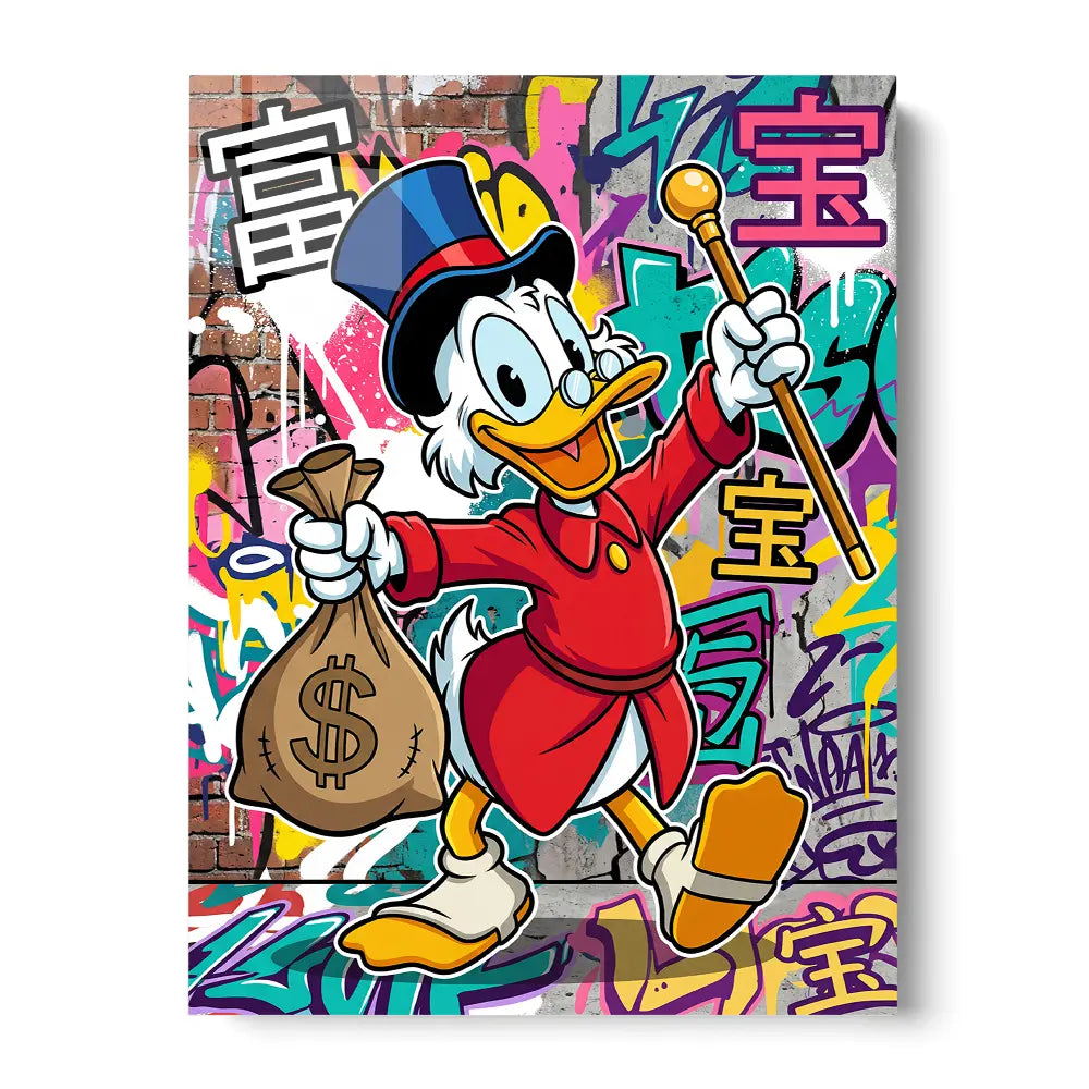 Wealthy Duck Graffiti