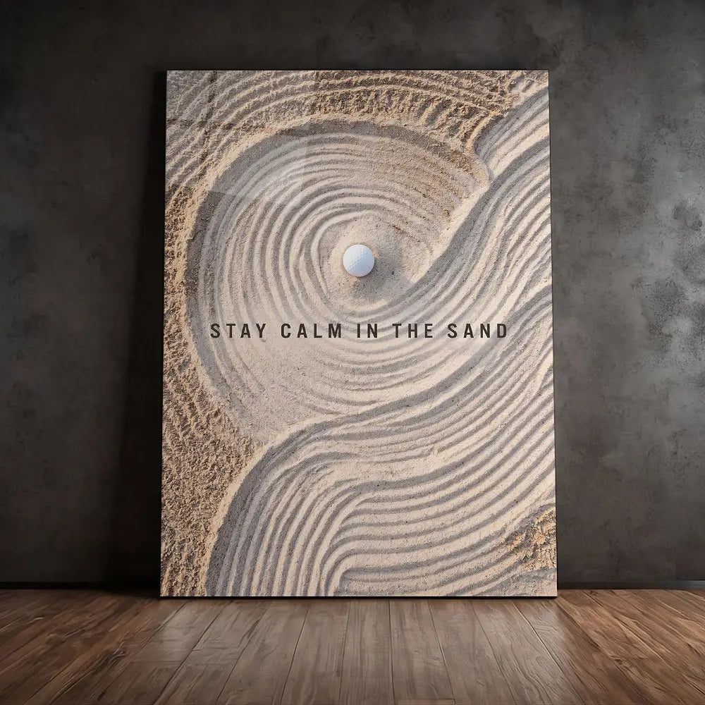 Stay Calm In The Sand