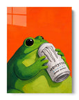 Frog Drinking Monster