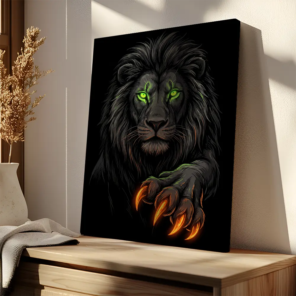 Lion Glowing Paw