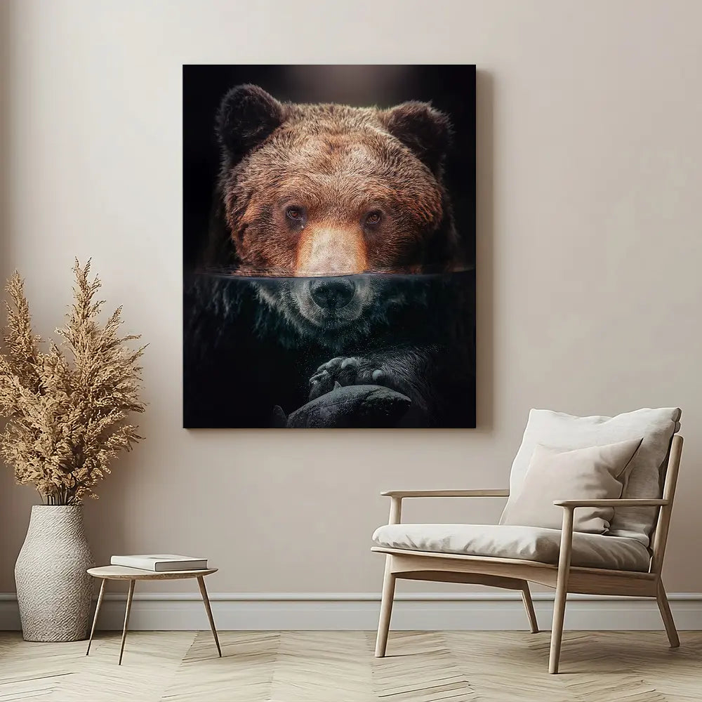 Underwater Bear Portrait