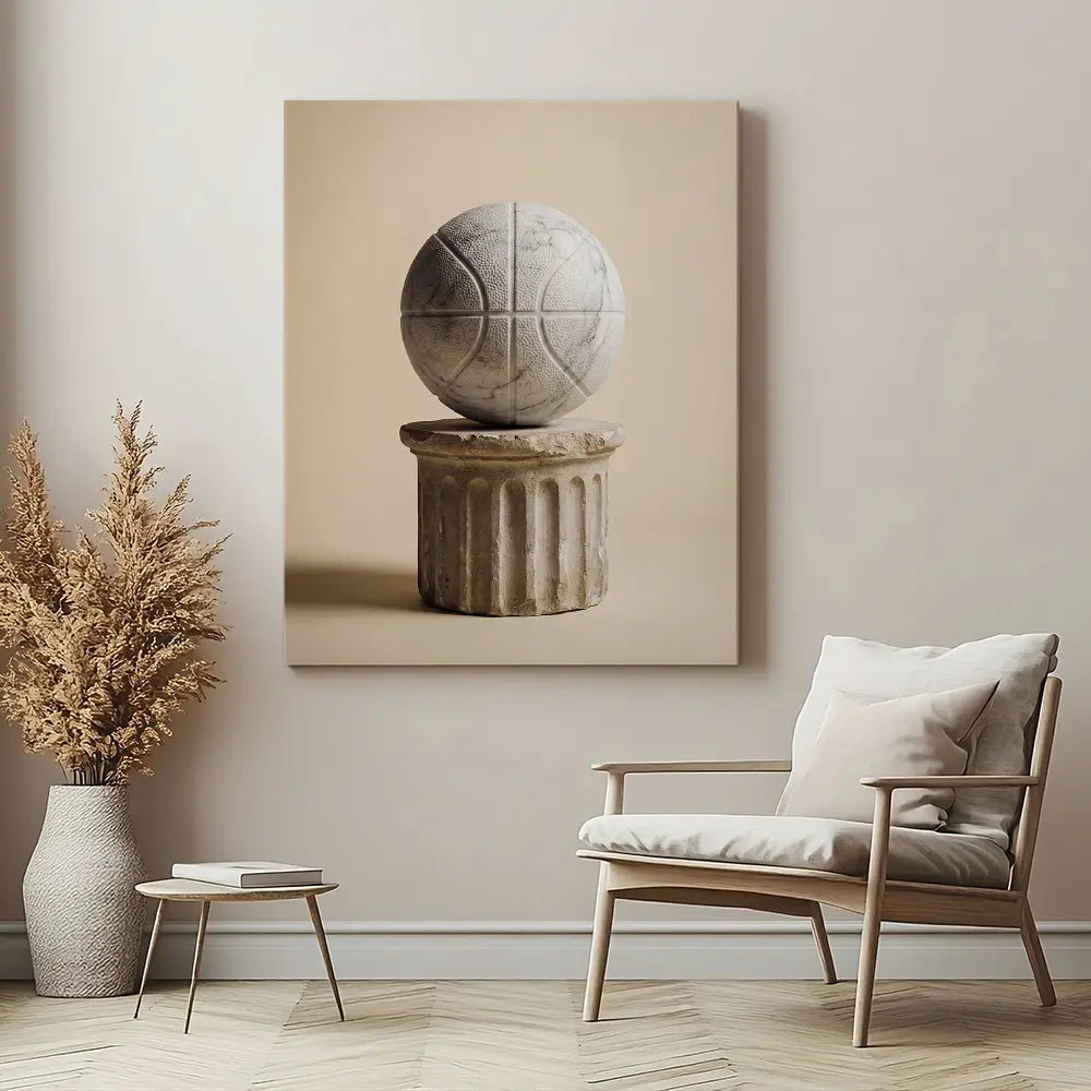 Carrara Marble Basketball