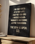 The Gym Is Open
